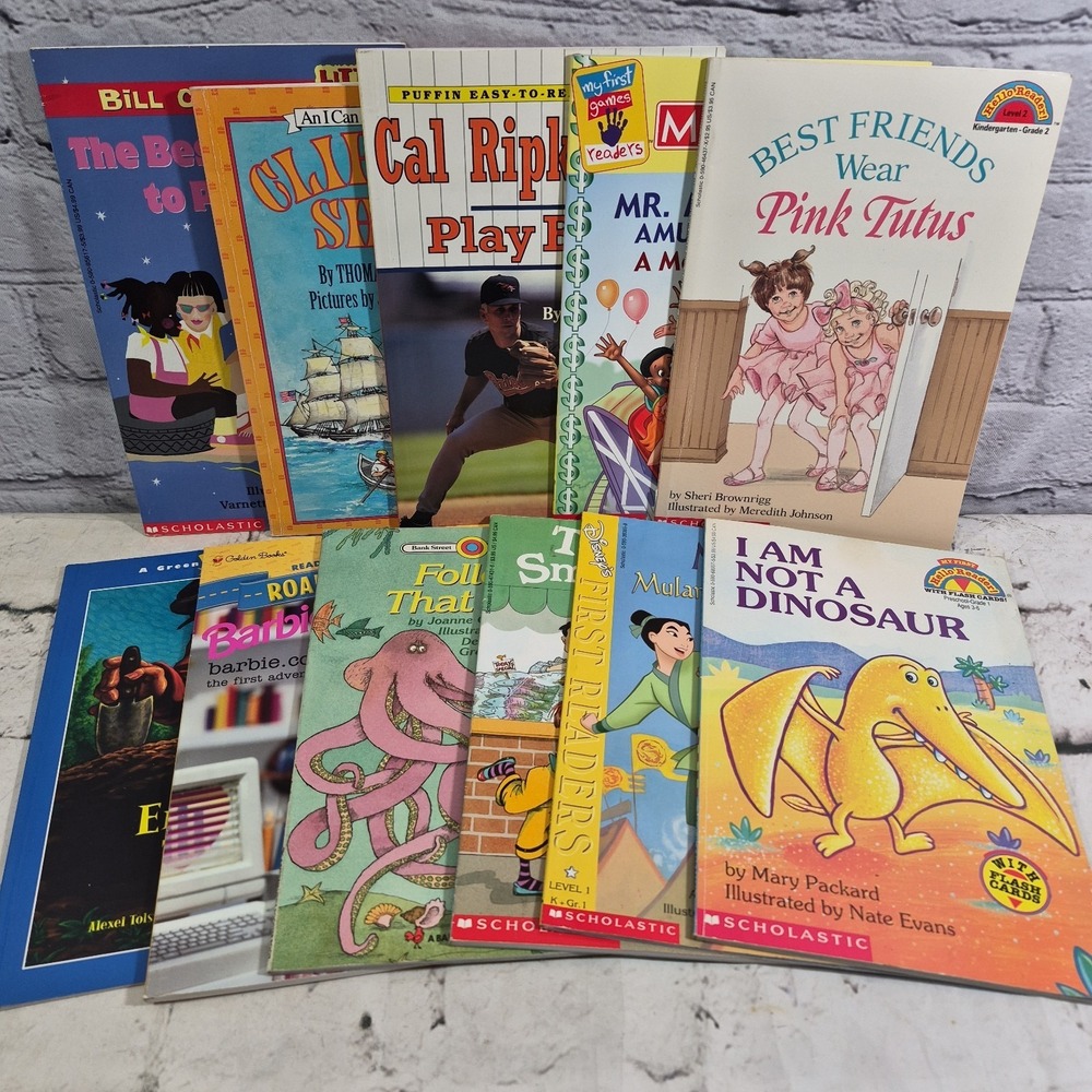 Level 1-3 Readers‎ Book Lot Scholastic Hello Reader More Early Readers lot of 11